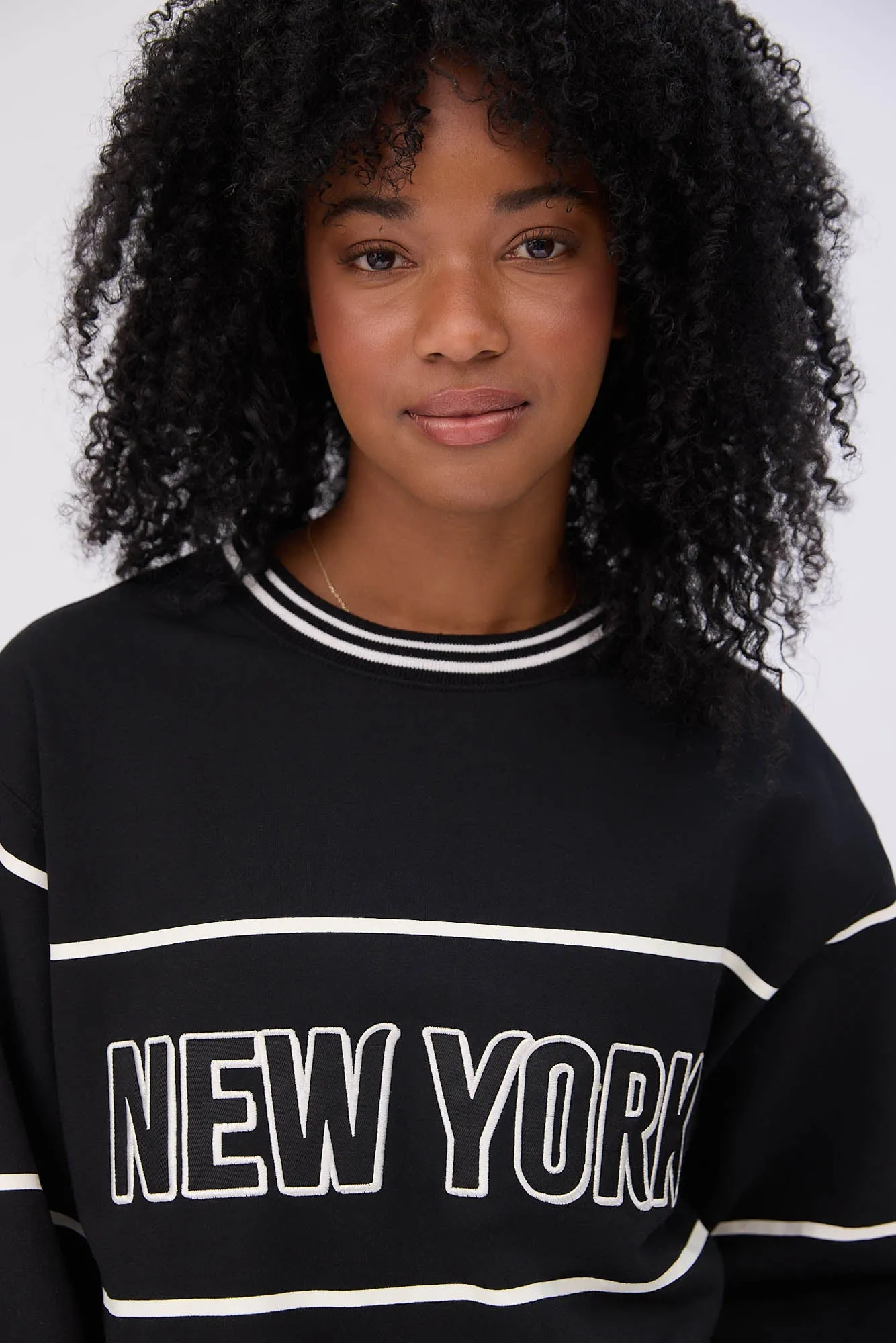 Graphic Crew Neck Sweatshirt