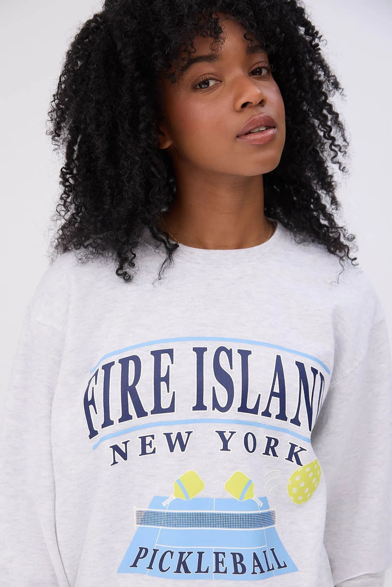 Graphic Crew Neck Sweatshirt