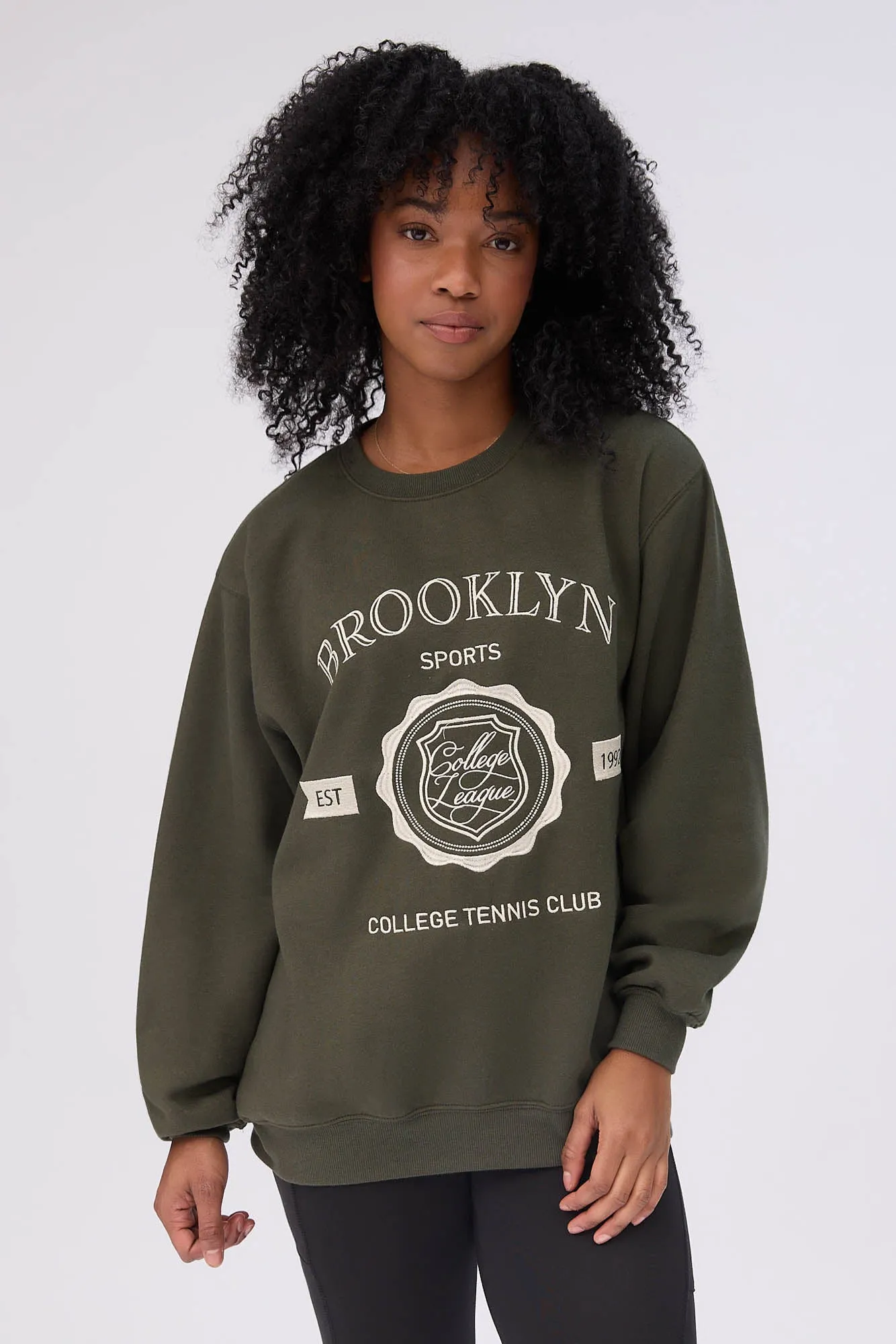 Graphic Crew Neck Sweatshirt