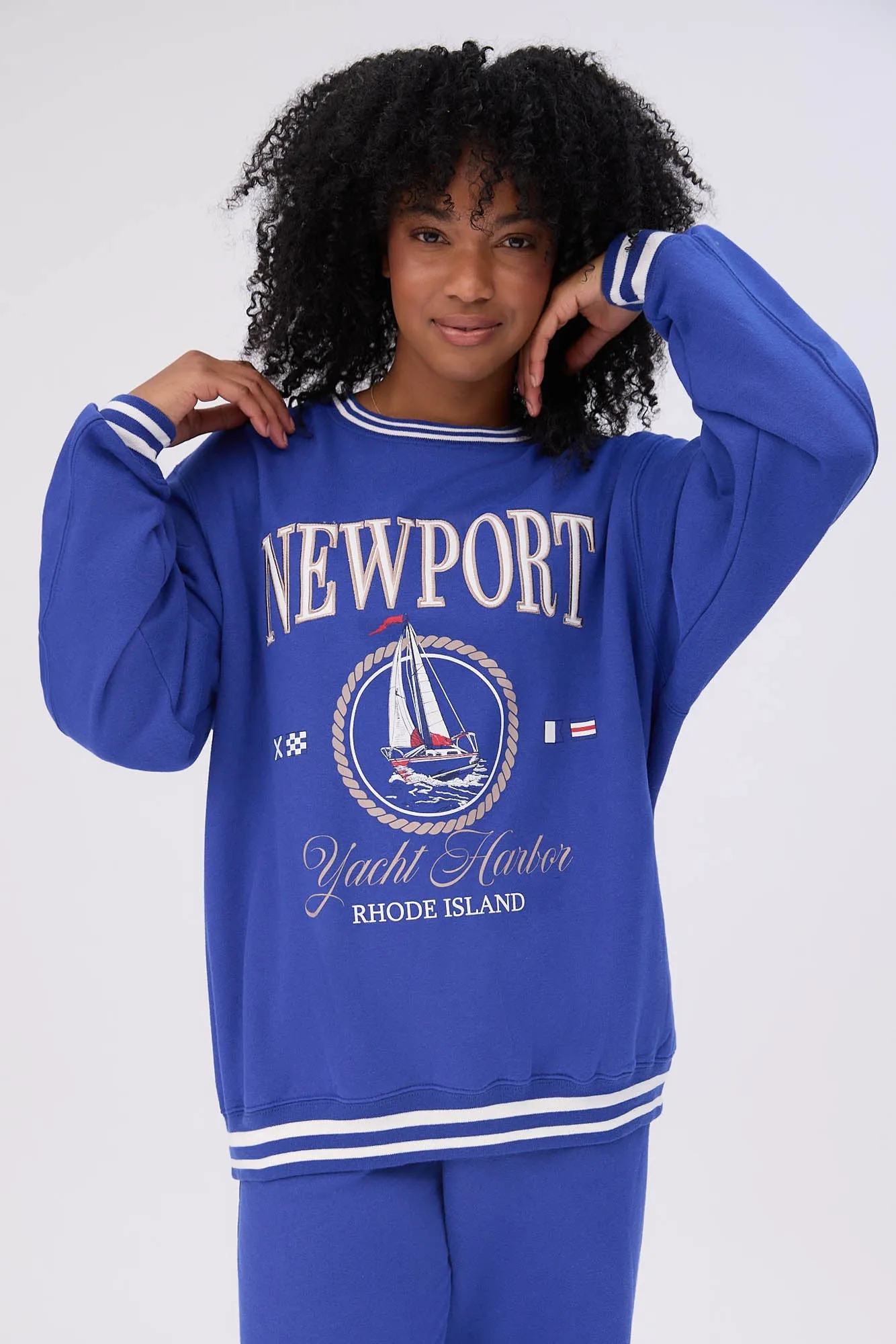 Graphic Crew Neck Sweatshirt