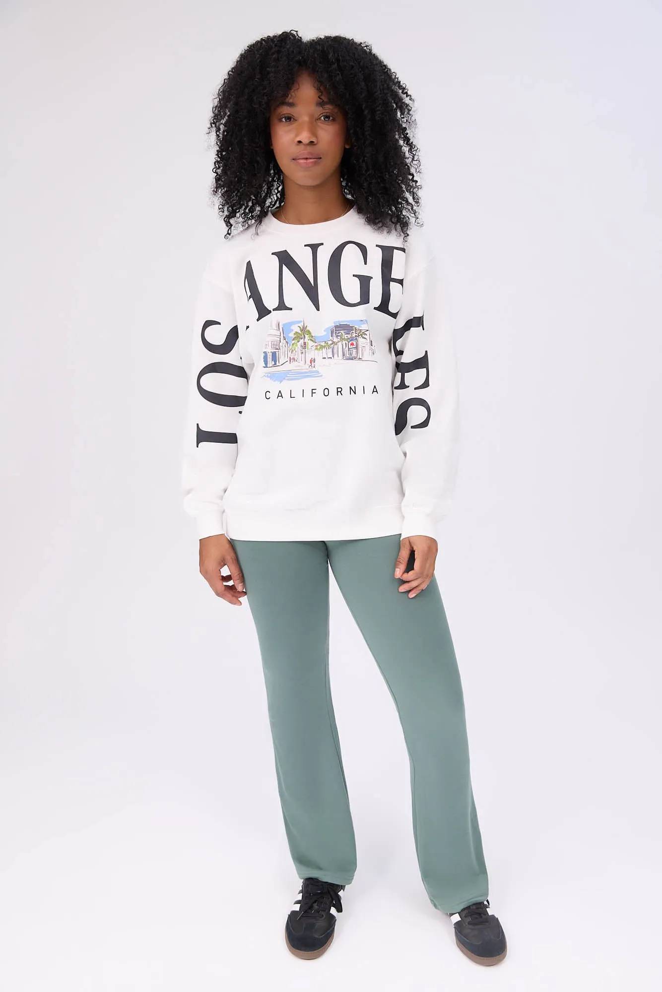 Graphic Crew Neck Sweatshirt