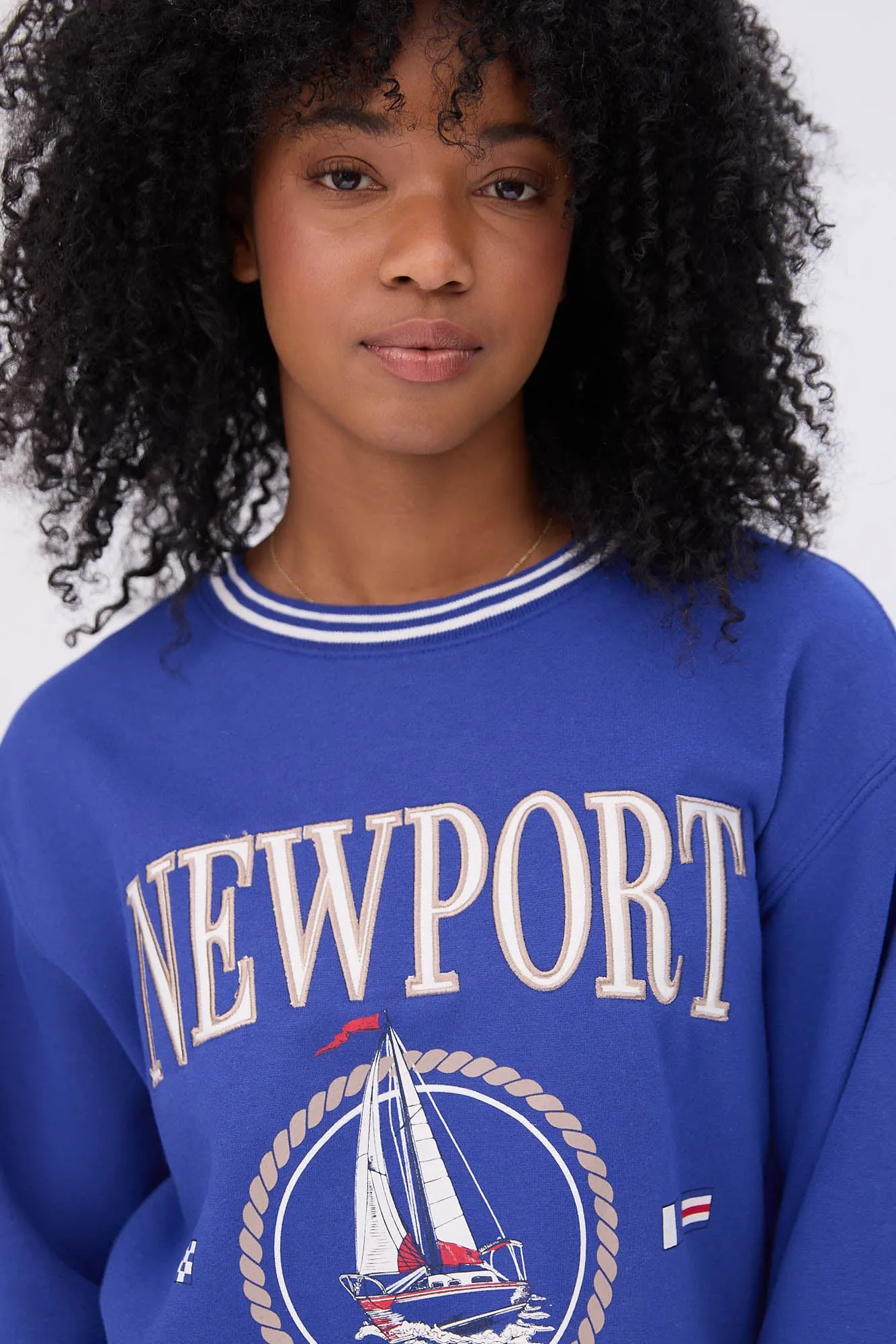 Graphic Crew Neck Sweatshirt