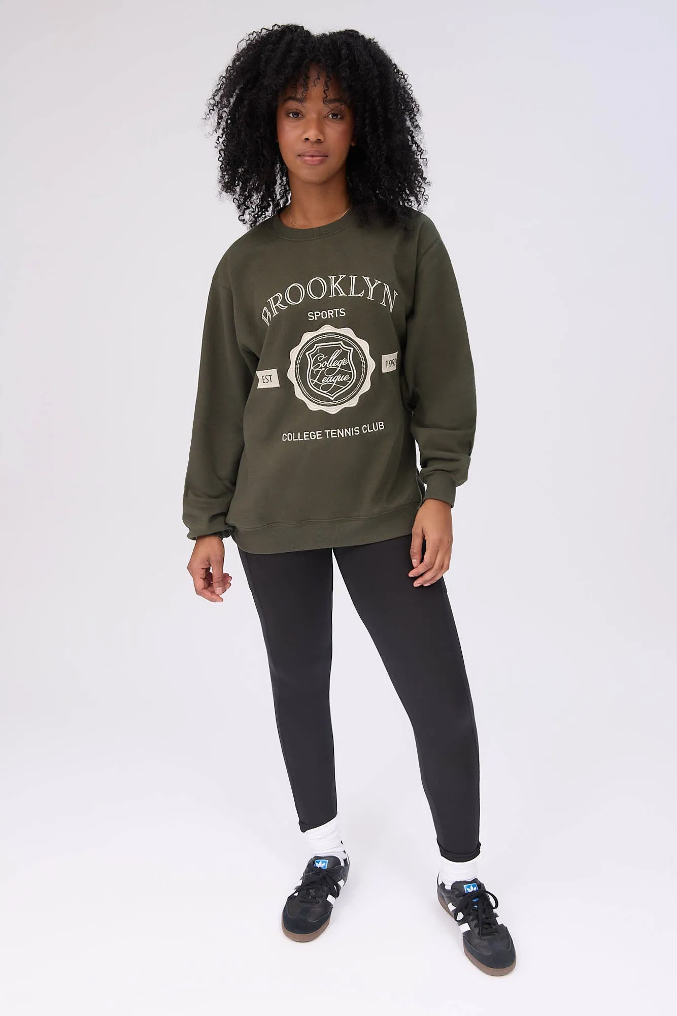 Graphic Crew Neck Sweatshirt