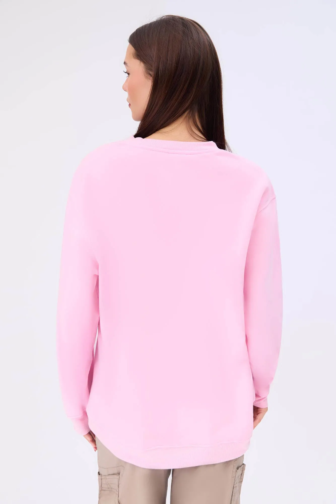 Hello Kitty And Friends Graphic Crew Neck Sweatshirt