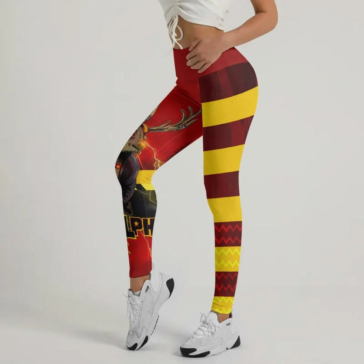 Hudolph The Red Belt Reindeer Leggings