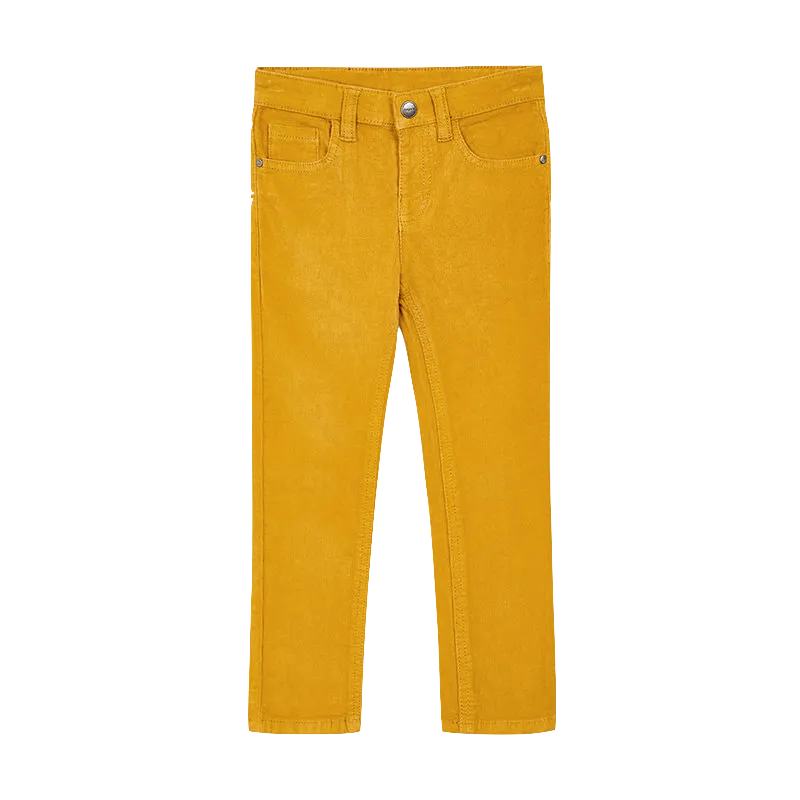 Mayoral - Boys Slim Fit Slim Cords in Honey