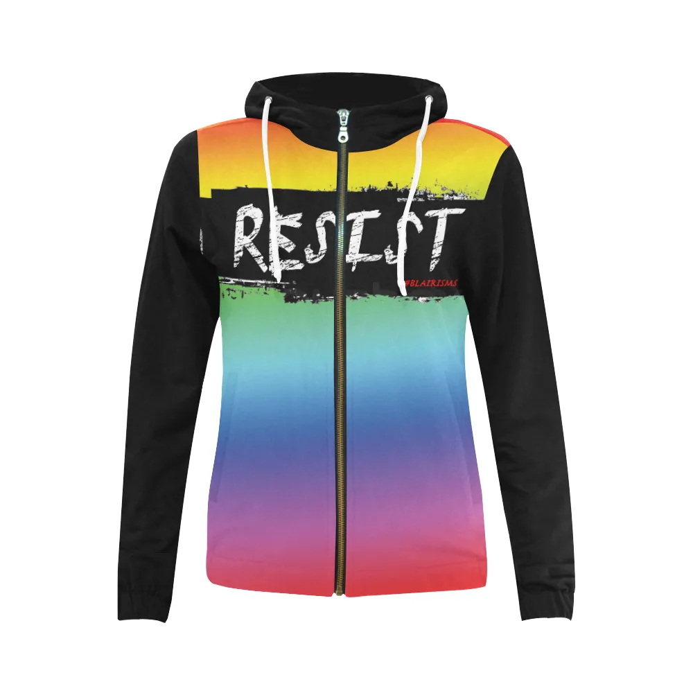 RESIST FIST WOMEN'S HOODIES