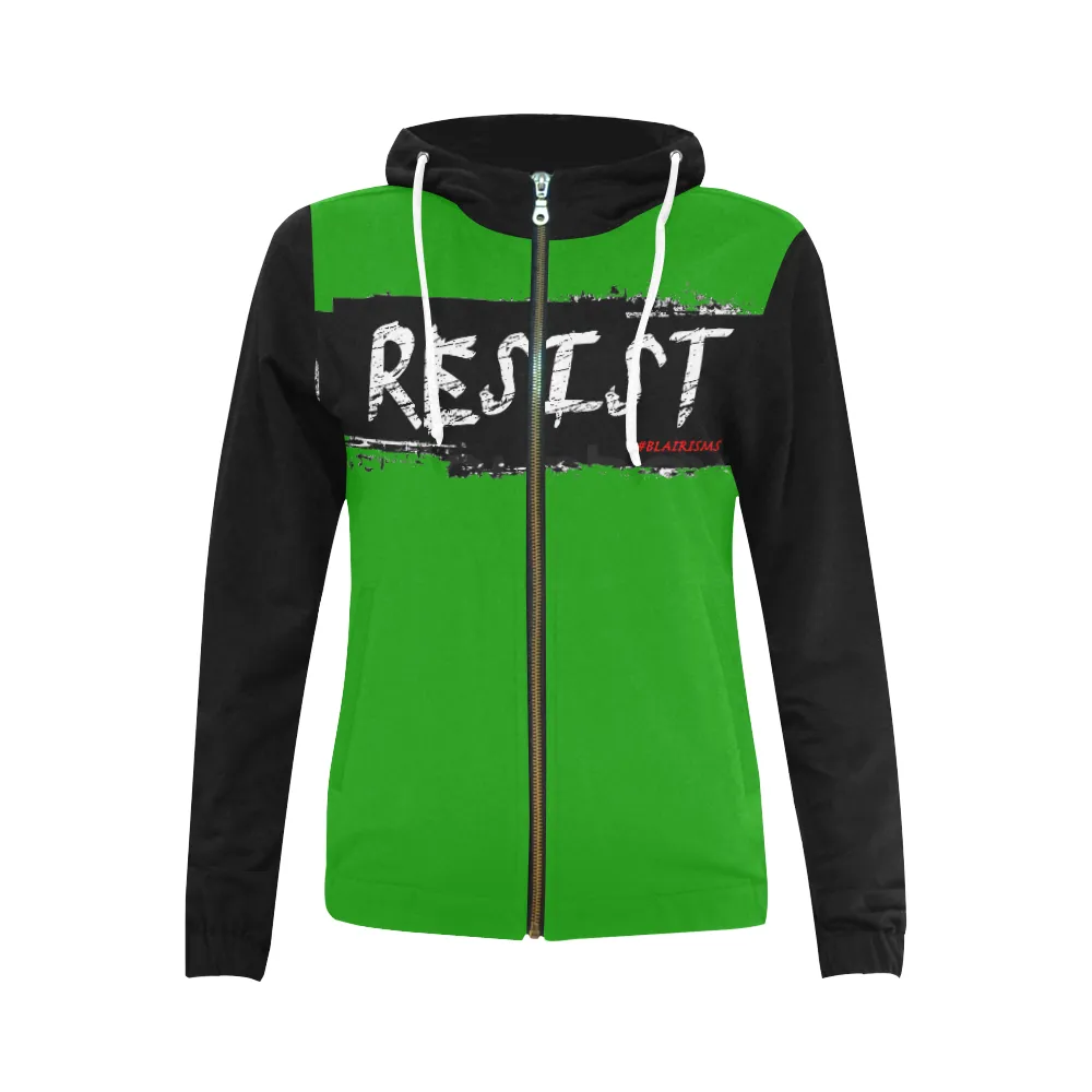 RESIST FIST WOMEN'S HOODIES