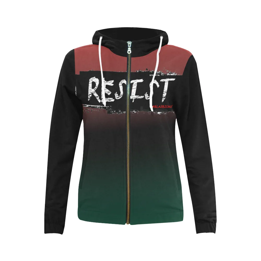 RESIST FIST WOMEN'S HOODIES