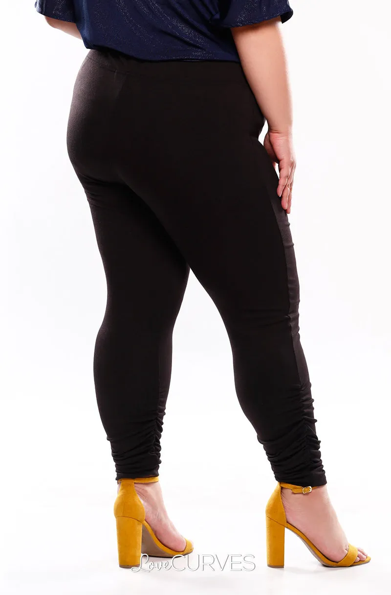 Ruched Leggings - Black02 - KDR
