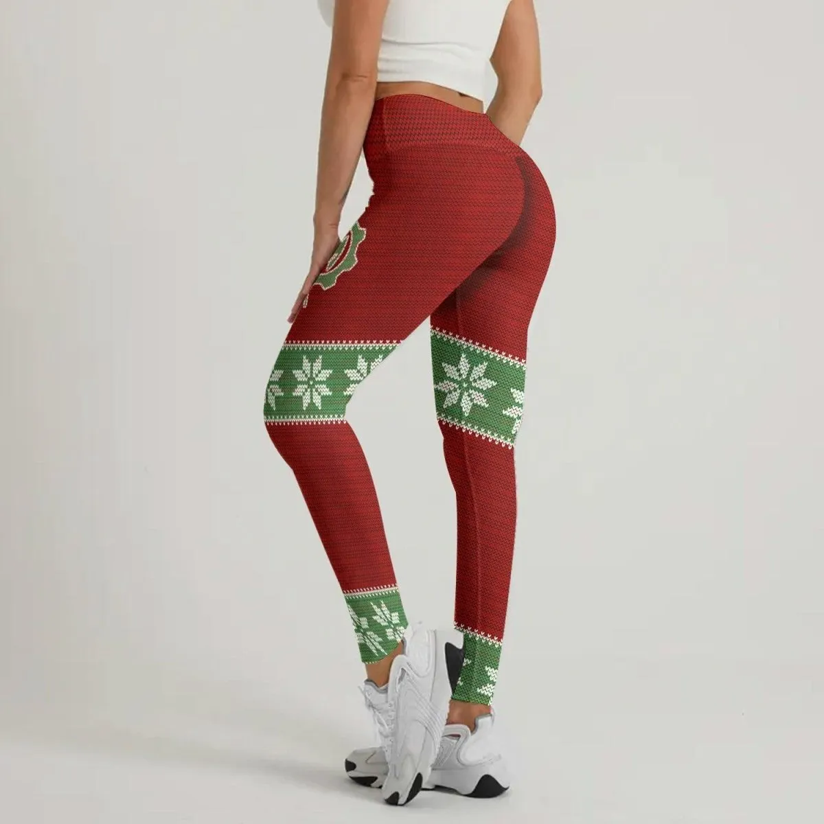 Santa & Satan Christmas Leggings