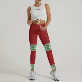 Santa & Satan Christmas Leggings