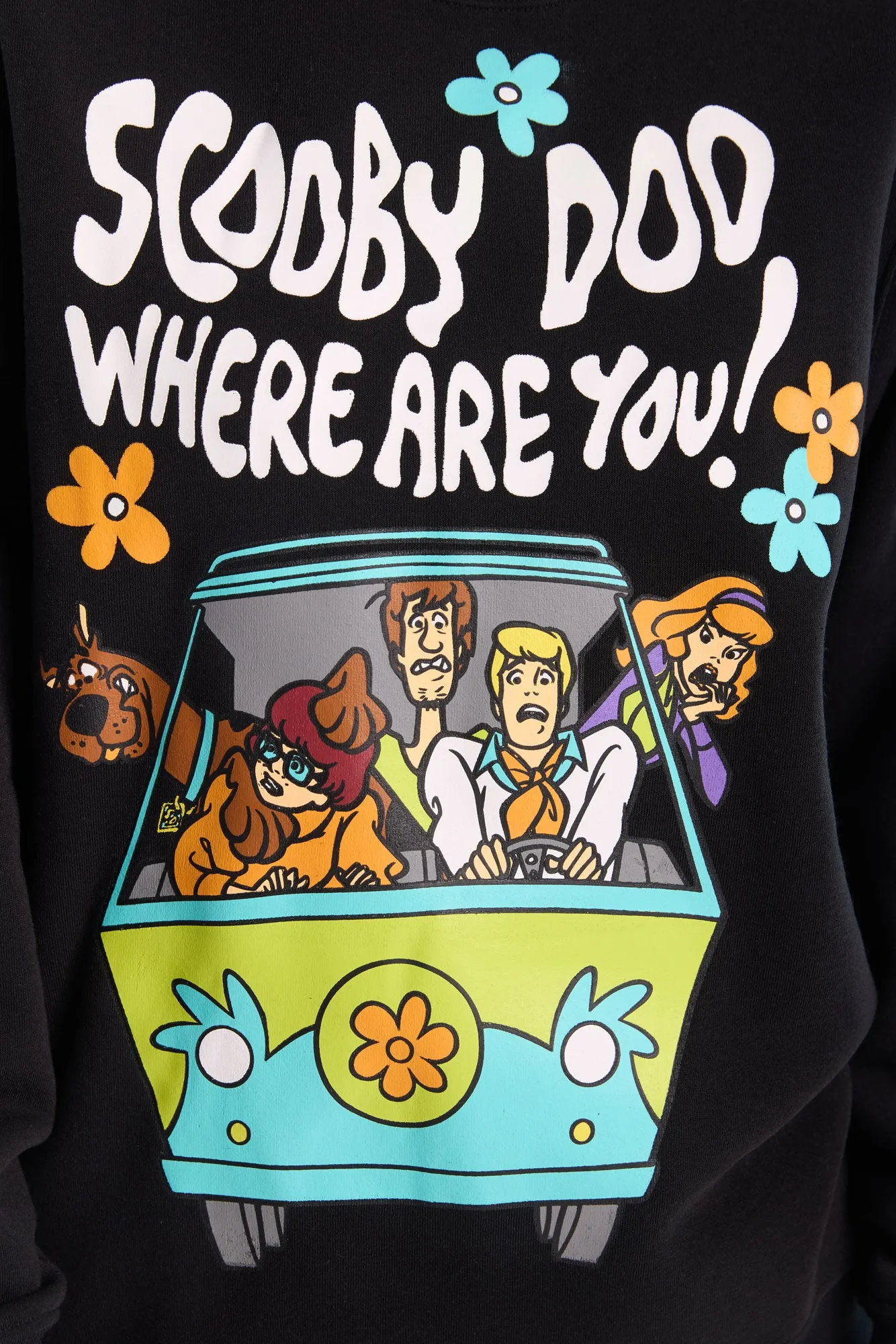 Scooby-Doo Graphic Crew Neck Sweatshirt
